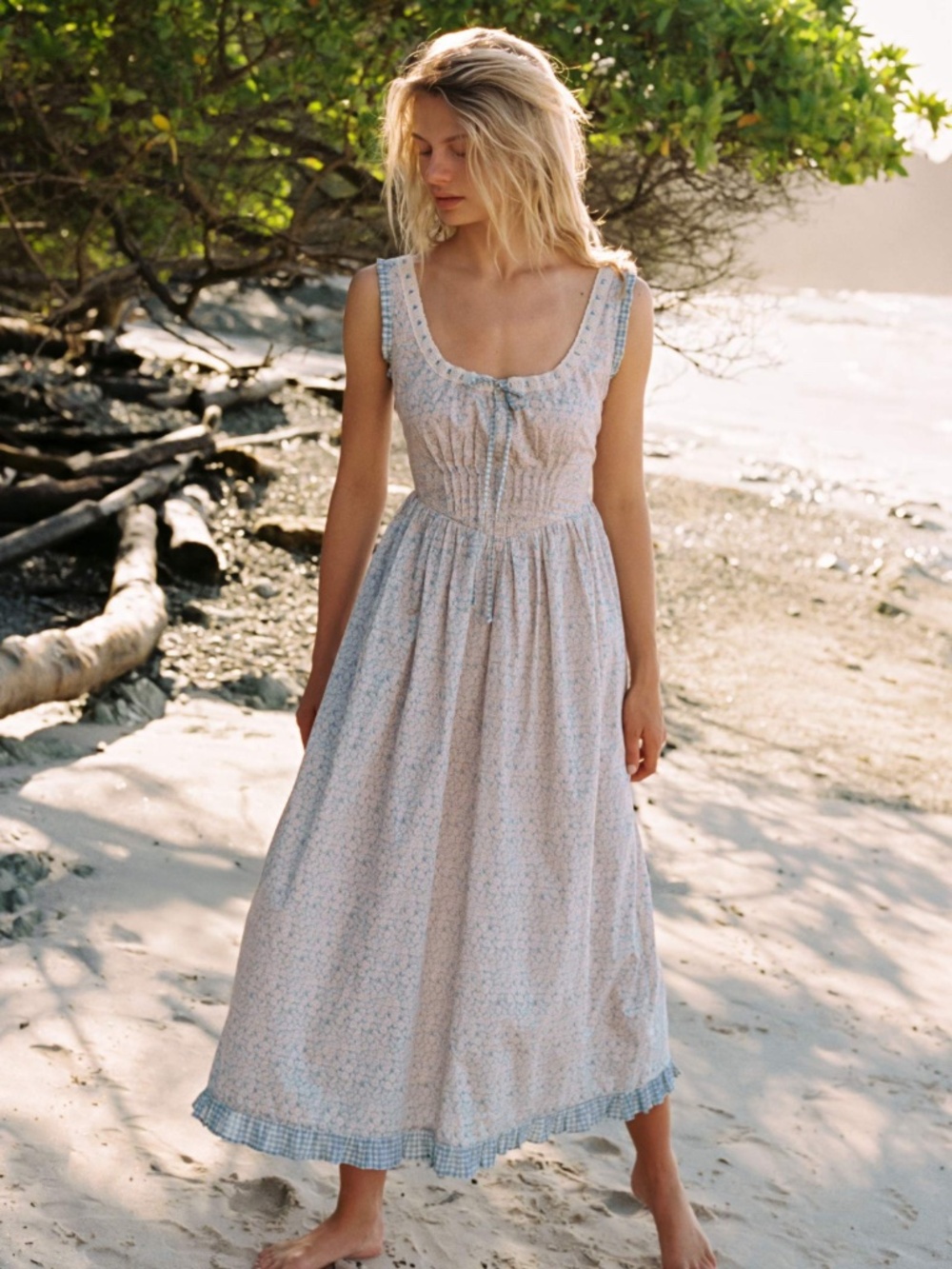 Christy Dawn Eliana Dress in Bleu Phlox